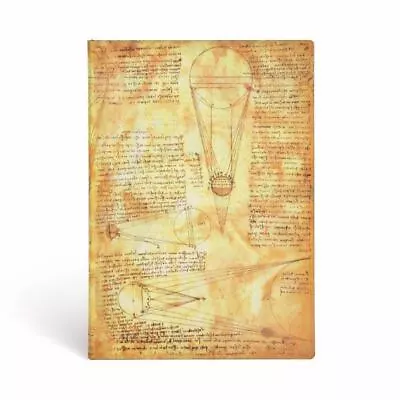 Paperblanks Journal ULTRA 7x9" FLEXIS Lined Soft Leonardo Da Vinci SUN & MOONLIT - Image 1 of 4