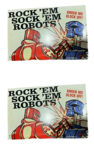 (2 Pack) Rockem Sockem Robots Rock Marx Sock Classic Boxing Match Frustration - Picture 1 of 2