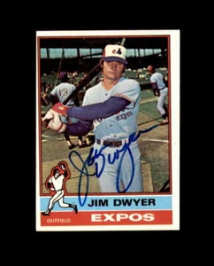 Autógrafo firmado a mano por Jim Dwyer 1976 Topps Montreal Expos - Imagen 1 de 2