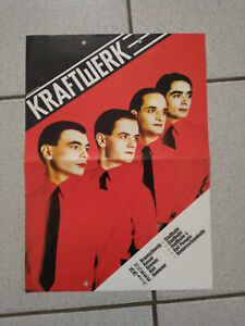 Kraftwerk 1981 original Tour Poster Plakat Mensch Maschine
