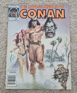 THE SAVAGE SWORD OF CONAN THE BARBARIAN A MARVEL Magazine #164 SEPTEMBER - Picture 1 of 3