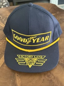 Vintage Mütze Goodyear Victory Lane Indy '97 Seil Snapback Swingster USA #1 im Rennen - Bild 1 von 7