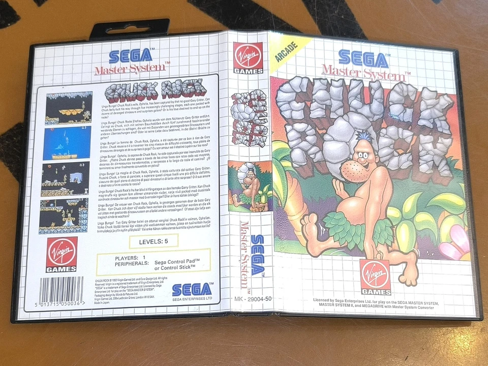 ## Sega Master System - Chuck Rock 1 - Mint ## - Image 1 of 2