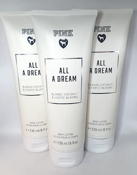 VICTORIA'S SECRET РОЗОВЫЙ ВСЕ МЕЧТА ТЕЛА ЛОСЬОН 8,0 ЖИДК. УНЦ КАЖДЫЙ (3) - Изображение 1 из 1