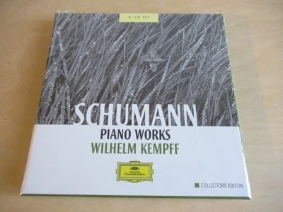 Schumann-Piano Works-Papillons, Sonate..Wilhelm Kempff-sealed 4er OVP DGG CD Box - Bild 1 von 3