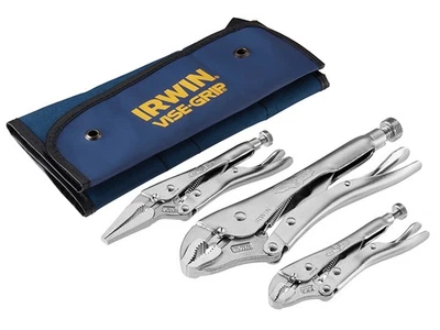  IRWIN Vise-Grip TVG73 Locking Pliers Set, 3 Piece VISTVG73 - Image 1 of 3