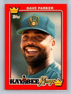 1990 KayBee Dave Parker KINGS #22 - Milwaukee Brewers - - Image 1 of 2