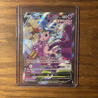 Mew V (Alternate Full Art) 251/264 Swsh08: Fusion Strike Holo - Image 1 of 2