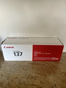 Kaseta z czarnym tonerem Canon 137 oryginalna OEM NOWA ZAPIECZĘTOWANA - Zdjęcie 1 z 12