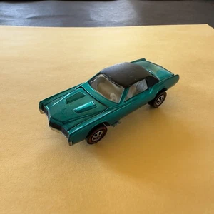 ORIGINAL 1968 MATTEL HOT WHEELS REDLINE AQUA CUSTOM ELDORADO US CAR WHITE BP MT- - Picture 1 of 19
