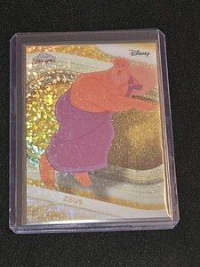 2025 Topps Chrome Disney Zeus Gold Mini-Diamonds Refractor 5/50 #49 Hercules - Picture 1 of 2