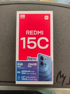 Smartphone Cellulare REDMI 15C 4G DUAL SIM  4GB RAM 256GB BLUE LCD 6,96''  ITA - Foto 1 di 9