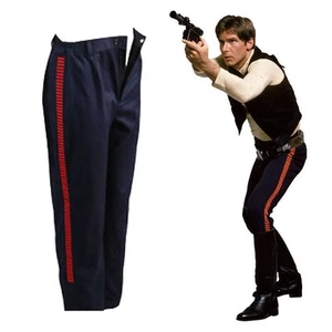 Star Wars Pants ANH A New Hope Han Solo Blood Stripes Trousers Cosplay Costume - Picture 1 of 4