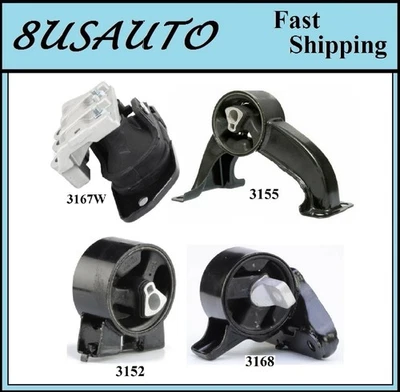 4 PCS MOTOR & TRANS MOUNT FIT 2007-2010 Chrysler Sebring 2.4L & 2.7L - Image 1 of 4