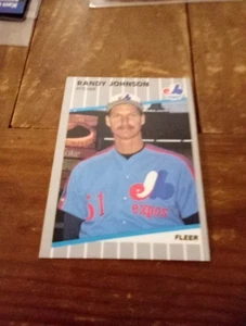 1989 Fleer - Randy Johnson #381 Completely Blacked Out Billboard (RC) - Picture 1 of 2