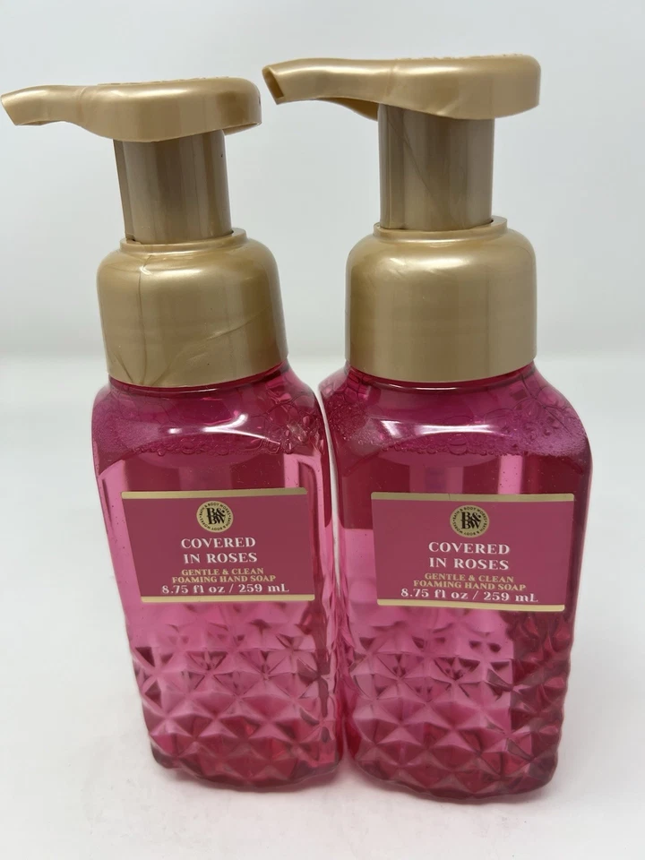 2x Jabón de Manos Espumoso Bath & Body Works Cubierto de Rosas 8.75 OZ ¡Envío Gratis! Foto 1 de 1