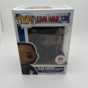 Funko Pop! Marvel Black Panther (Unmasked) #138 (Walgreens Exc) Vinyl READ DIS. - Picture 1 of 11