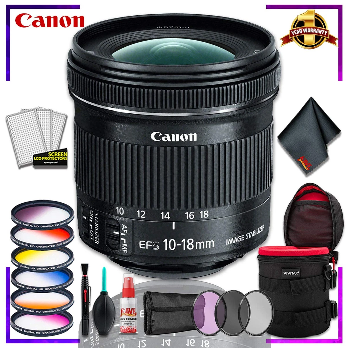 Canon EF-S 10-18mm Camera Lenses for sale | eBay