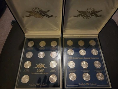 2008 & 2009 P&D State Quarter US Comemorative  Collection Sets - Image 1 of 3