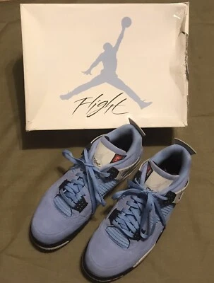 Hombre Air Jordan 4 Retro Universitario Azul/Negro 2021 CT8527-400 Talla 14 Foto 1 de 4