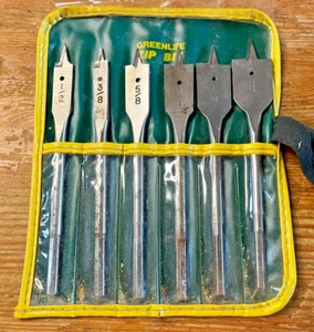 Greenlee Zip Bits Set 6 Stück Spaten Bit Lot 1/2 3/8 5/8 3/4 7/8 1 Zoll - Bild 1 von 4