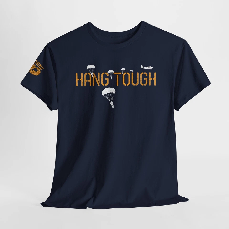 Camiseta HANG HARD - Banda Aerotransportada de Hermanos Historia Amante del Cine Segunda Guerra Mundial 7 Colores Foto 1 de 1
