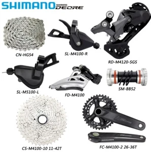 SHIMANO Deore M4100 Groupset MTB 2x10 Speed 170mm 36-26T Crankset Derailleur - Picture 1 of 16
