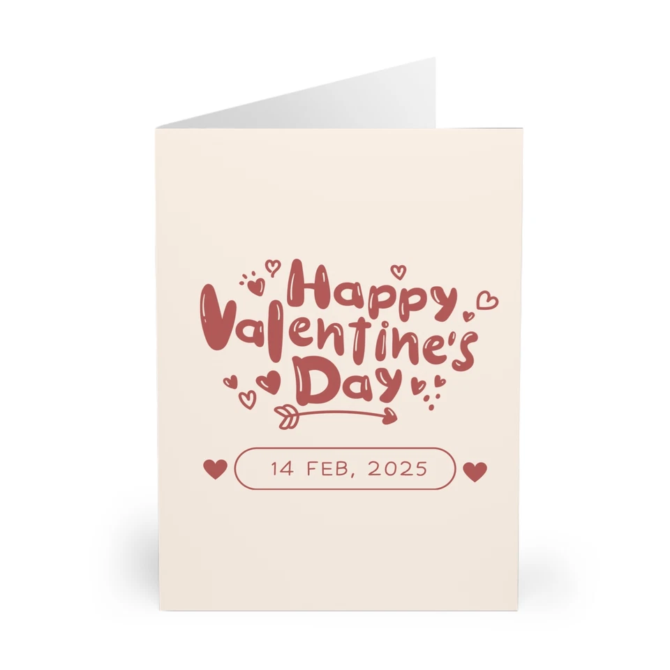 Valentine’s Day Cards- BLANK INSIDE (5 Pack) - Image 1 of 1