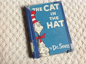 1957 Dr Seuss 1st Edition The Cat in the Hat no DJ - Imagen 1 de 10