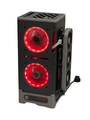 Unique ITX case, 3D printed ITX case, mini ITX host, Vertical Standing PC Case - Image 1 of 4