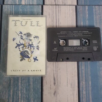 Jethro Tull Crest Of A Knave Cassette Tape 1987 Chrysalls Records - Image 1 of 4