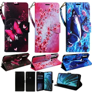 Für TCL 30 V 5G (2022), PU Kunstleder Brieftasche Handy Hülle Cover Flip Ständer Band - Bild 1 von 21