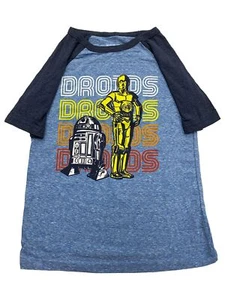 Jumping Beans Star Wars Boys Blue Short Sleeve Droids R2D2 Tee Shirt T-Shirt - Picture 1 of 1