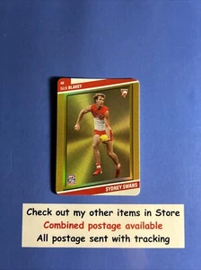 2024 AFL TEAMCOACH GOLD CARD Nick Blakey Sydney Swans #48 - Picture 1 of 1