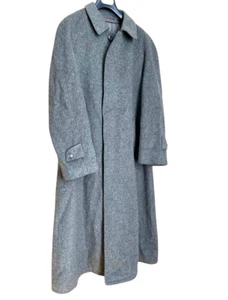 Paul Stuart Austrian Loden Cloth Coat M Balmacaan Classic Wool Rare - Picture 1 of 8