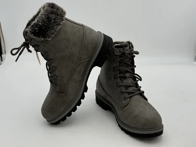 Botas de vestir informales sintéticas grises de piel Lugz Empire HI 7,5 para mujer Foto 1 de 4