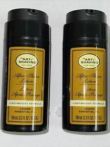 The Art of Shaving Lemon After-Shave Lotion 2 Pc x 3.3 each Norm OILY Skin