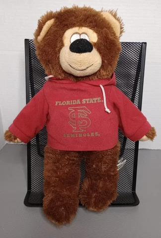Florida State Seminoles 15" Plush Teddy Bear w/ hoodie Cover
