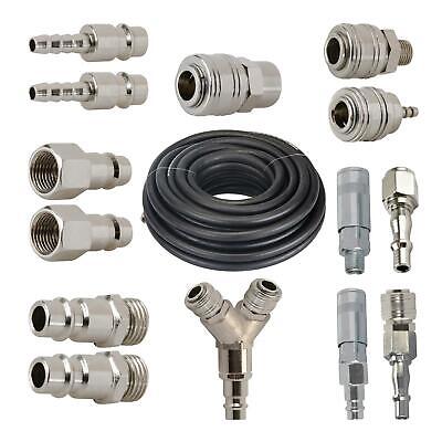 Air Line Hose Fittings Couplings Quick Release Connector Male/Female 1/4 BSP • 6.24£