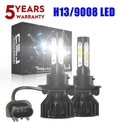 Farol de LED alto/baixo para Nissan NV200 Van 4 portas 2.0L 2013-2021 H13 4 lados lâmpada - Imagem 1 de 4