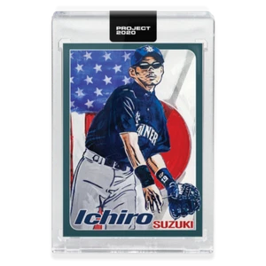 2020 TOPPS PROJECT 2020 #169 ICHIRO SUZUKI - BY BLAKE JAMIESON - Picture 1 of 2