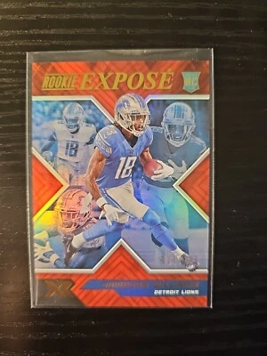 2022 Panini XR - Rookie Expose Red #IMG-8 Jameson Williams /149 Lions RC - Image 1 of 3