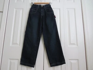 Lee Style Blue Denim Jeans Utility Cargo Pants Adjustable Waist Boys SZ 12R - Picture 1 of 14