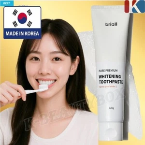 Pasta de dientes blanqueadora BRIALL Pure Premium 120 g Corea MEJOR pasta de dientes iluminadora - Imagen 1 de 10
