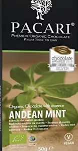 Pacari Mint Chocolate Bar - 1.76 oz. - 50 g. - Picture 1 of 1