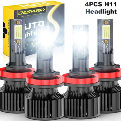 Combo de bombillas LED de haz alto bajo 6000K para Saturn Sky 2007 2008 2009 2010 Foto 1 de 4