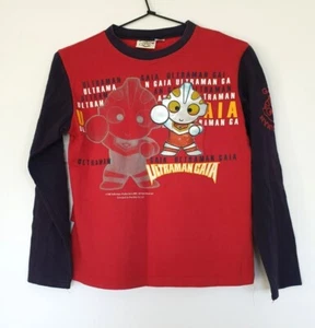 Vintage Ultraman Gaia Long Sleeve 1998 Tsuburaya Productions Kids Size 10 - Imagen 1 de 4