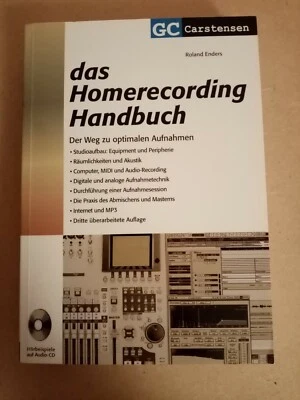 🎵 Das Homerecording Handbuch  Enders, Roland, Computer, MIDI & Audio, Book CD   - Image 1 of 4