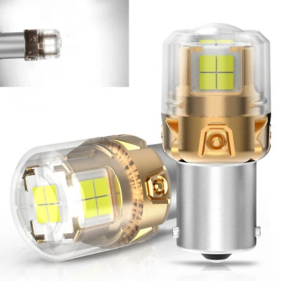 Lasfit 1156 7506 LED Bombillas de Retroceso 6000K Blanco Súper Brillante Canbus Foto 1 de 4