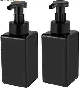 Foaming Soap Dispenser, 15Oz Refillable Pump Bottle Plastic for Liquid Soap, Sha - Picture 1 of 4